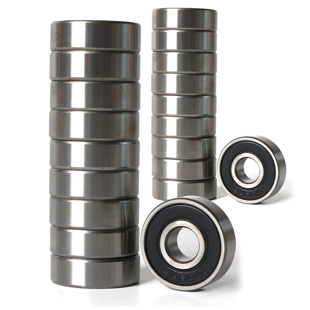 608-2RS Ball Bearings 608-2RS High Speed ABEC-9 Skateboard Bearings for Blenders SkateboardsScooters Spinners Roller 608 Skateboard Bearing 20 pcs